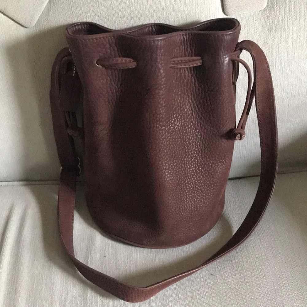 Suede Coach Bag